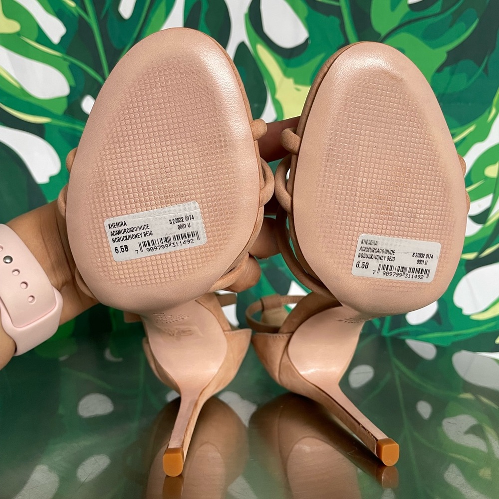 SCHUTZ women tan high heels - NEW - Picture 6 of 7
